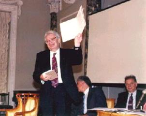 St. Petersburg, October 1995. The presentation of A.P. Karpinskii Prize.